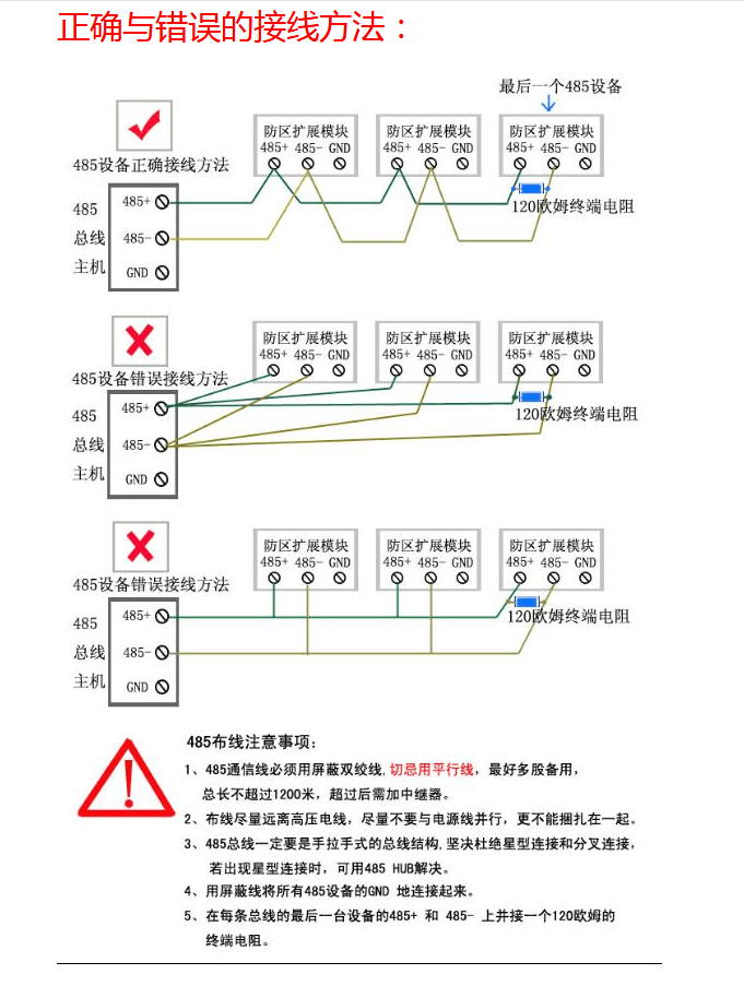 rs485水晶头接法图片