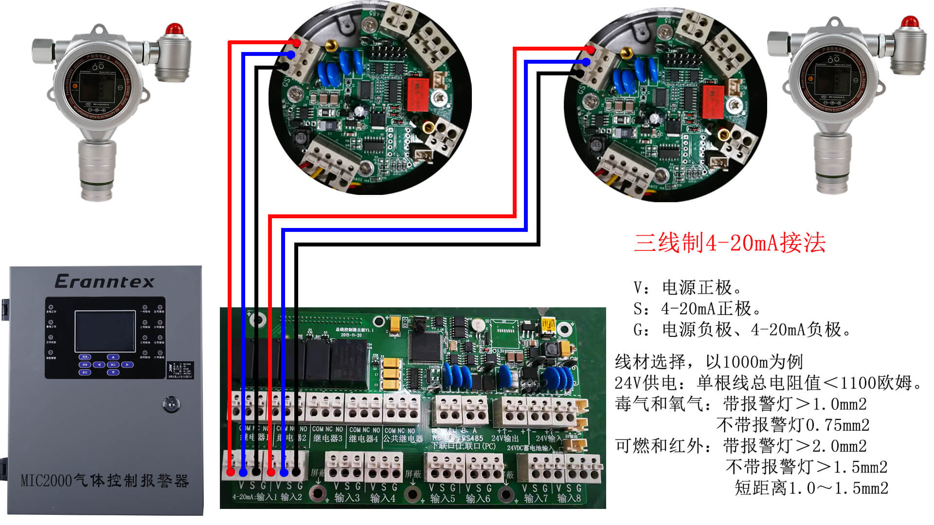 逸云天固定式气体检测仪三线制4-20mA接线示意图.jpg